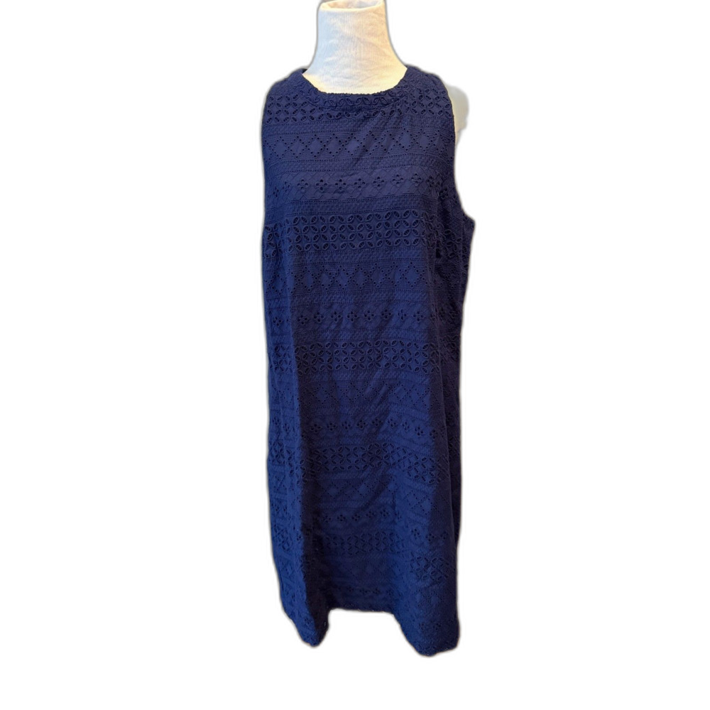 Large IZOD blue dress
